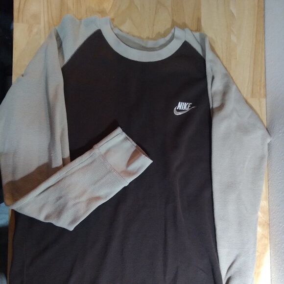 Nike Waffle Knit Thermal Shirt - Picture 1 of 6